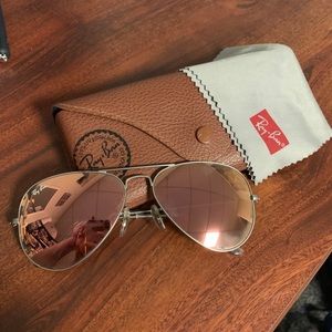 AUTHENTIC ray ban aviator large metal